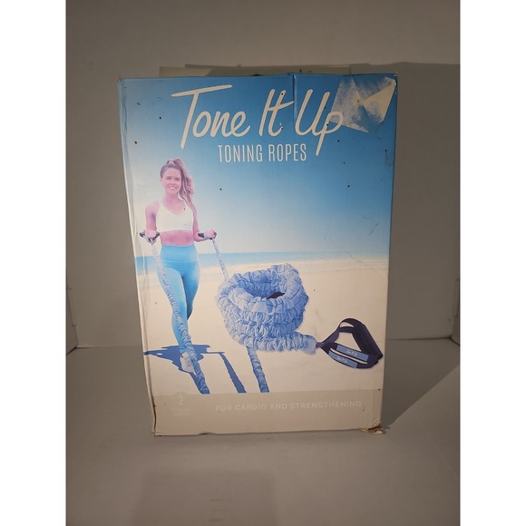 Tone It Up Other - Tone It Up Toning Ropes Resistance Cardio Strength Training Set Blue